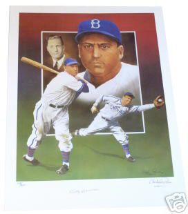 Billy Herman Autographed Litho by Christopher Paluso