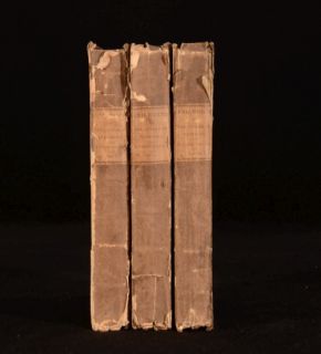 1821 3VOL Kenilworth A Romance Walter Scott First Edition