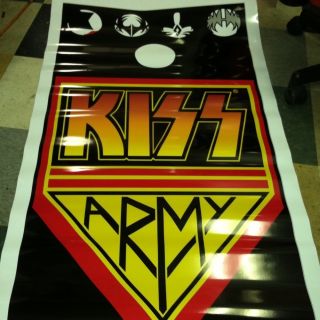 Kiss Army Full Size Cornhole Board Decals 2 Gene Simmons Bean Bag Toss