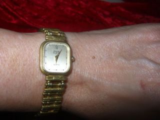 Ann Klein Gold Link Watch Beautiful Circa 2002