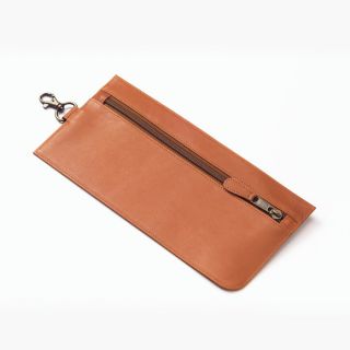 clava clip valuables pouch bridle tan the perfect slim pouch to hide
