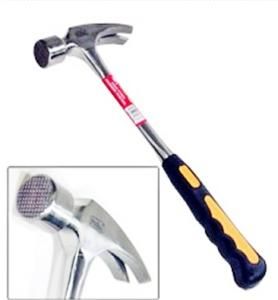 24oz solid steel claw hammer with cushion grip handle