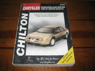 Chilton 20360 Chrysler Concorde Intrepid New Yorker 1993   1997 Repair
