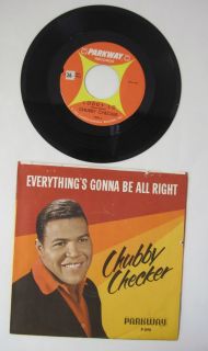 Chubby Checker Everythings Gonna Be Loddy Lo Pic Sleeve 45