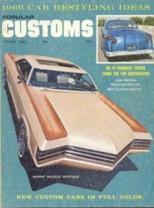 Popular Customs Jan 1966 Barris Wildcat Mystique