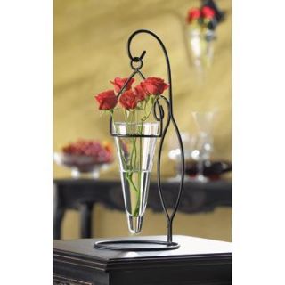Tabletop Hanging Vase Flower Plant Stand Sconces Glass
