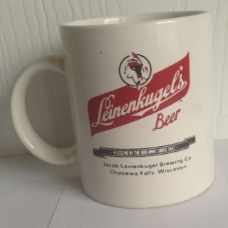 Leinenkugel Leinies Vintage Coffee Mug Chippewa Falls Wisconsin