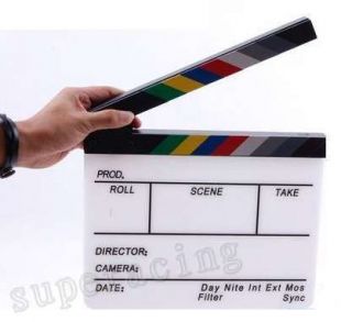 Clap Clapper Clapperboard Board TV Film Movie Action Scene Slate