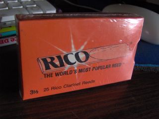 Rico Clarinet Reeds 3 5 Strength Box of 25 Unopened