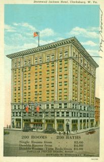 Clarksburg WV The Stonewall Jackson Hotel