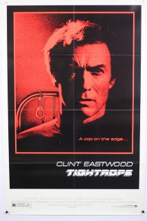 Clint Eastwood Tightrope Original Movie Poster 27x41