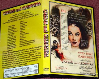 Caesar and Cleopatra DVD Claude Rains Vivien Leigh
