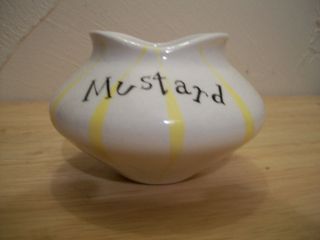 Vintage 1958 Holt Howard Mustard Jar