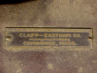 Antique 1912 Clapp Eastham Cambridge Loose Coupler Detector Receiver