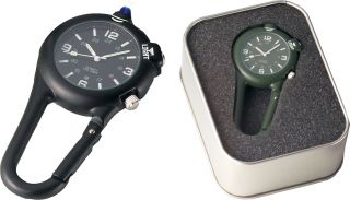  Military Clip Watch w LED Light