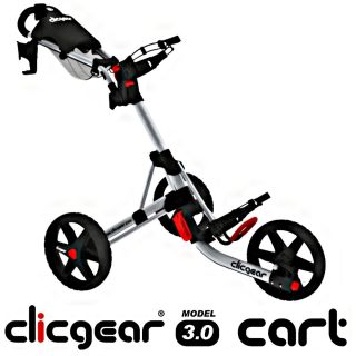 Clicgear Model 3 0 Push Cart Silver Brand New in Box 2012