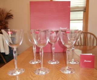 Baccarat Clara Full Lead Crystal Water Goblets
