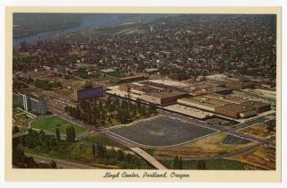 Aerial View of Lloyd Shopping Center Portland Oregon 1960