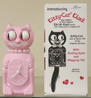  Kitty Kat Cat Clock Pink Kit Cat Clock Shop