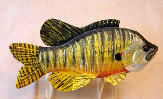 Carl Christiansen Bluegill Fish Decoy Mint