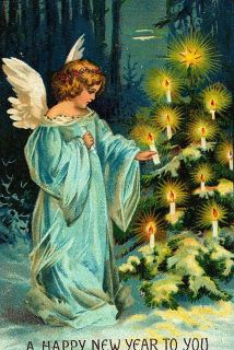 CD vint Victorian Christmas Santa Claus Illustrations New Year