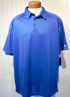 Nike Dri Fit Reckoning Mens Coaches Polo Shirt XL 2XL Royal Blue MSRP$