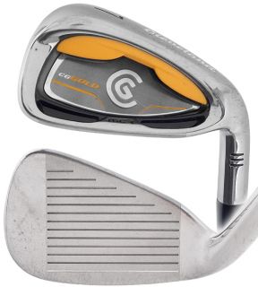 Cleveland CG Gold Mens Right Handed Irons 4 PW 7 PC True Temper Steel