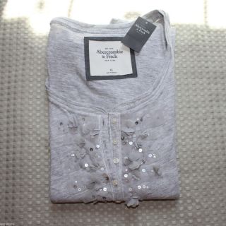Abercrombie Women Jorie Long Sleeve Knit Layer Tee T Shirt Fashion Top