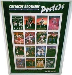 RARE Vintage Costacos Bros Posters Advertisement Poster