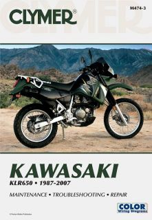 clymer repair service manual kawasaki klr650 87 07 whether it s simple