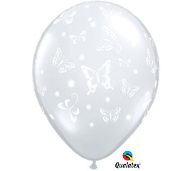 on Clear Qualatex 16 Latex Decorative Party Balloon 10pk