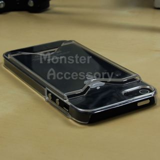 Clear Slot Hard Case Cover for Apple iPhone 5 5g 6th Gen