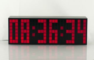 LED Red Alarm Clock Modern Style Digital Hi Tech