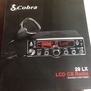 Cobra CB Radio 29LX LCD Selectable 4 Color