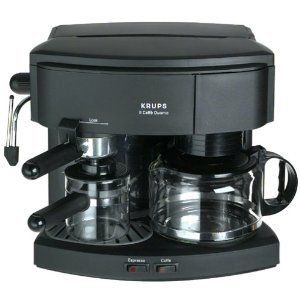 Krups Cafe Duomo 985 Dual Coffee Maker Espresso Machine Black