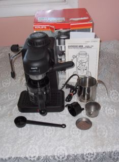 espresso cappuccino mini coffee machine maker 963 black used once