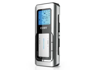 New Mini Portable Coby CX90 Digital Pocket Am FM Radio Silver