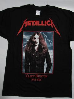  Metallica Cliff Burton T Shirt