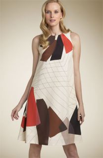 Anne Klein New York Colorblock Print Dress