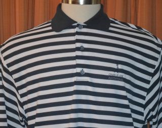 FootJoy ProDry Pique Charlie COE Invitational Blue Golf Polo Shirt