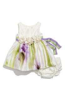 Sweet Heart Rose Watercolor Dress (Infant)