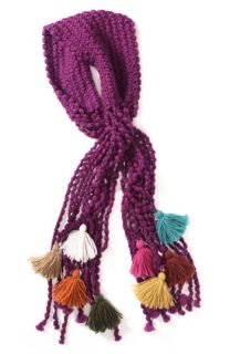  Pompom Fringe Scarf