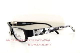 Brand New COACH Eyeglasses Frames 844 BERNICE BLACK Size 49 100%