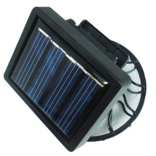 No Need Battery Clip on Solar Cell Fan Great for Traveling Fishing Eco