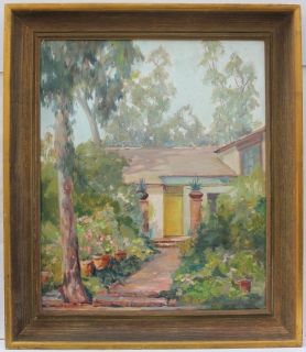 Garden Landscape Oil Painting COLIN CAMPBELL COOPER 1856 1937