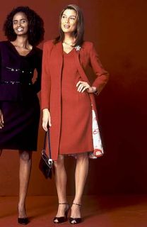 Donna Ricco Tweed Topper & Dress