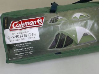coleman evanston 6 screened tent