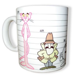Pink Panther Exclusiv Coffee Cup Inspector Clouseau Mug
