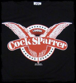 Cock Sparrer London Stars Logo T Shirt Official Fast SHIP