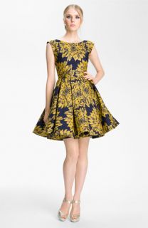Alice + Olivia Reese Pleated Frock